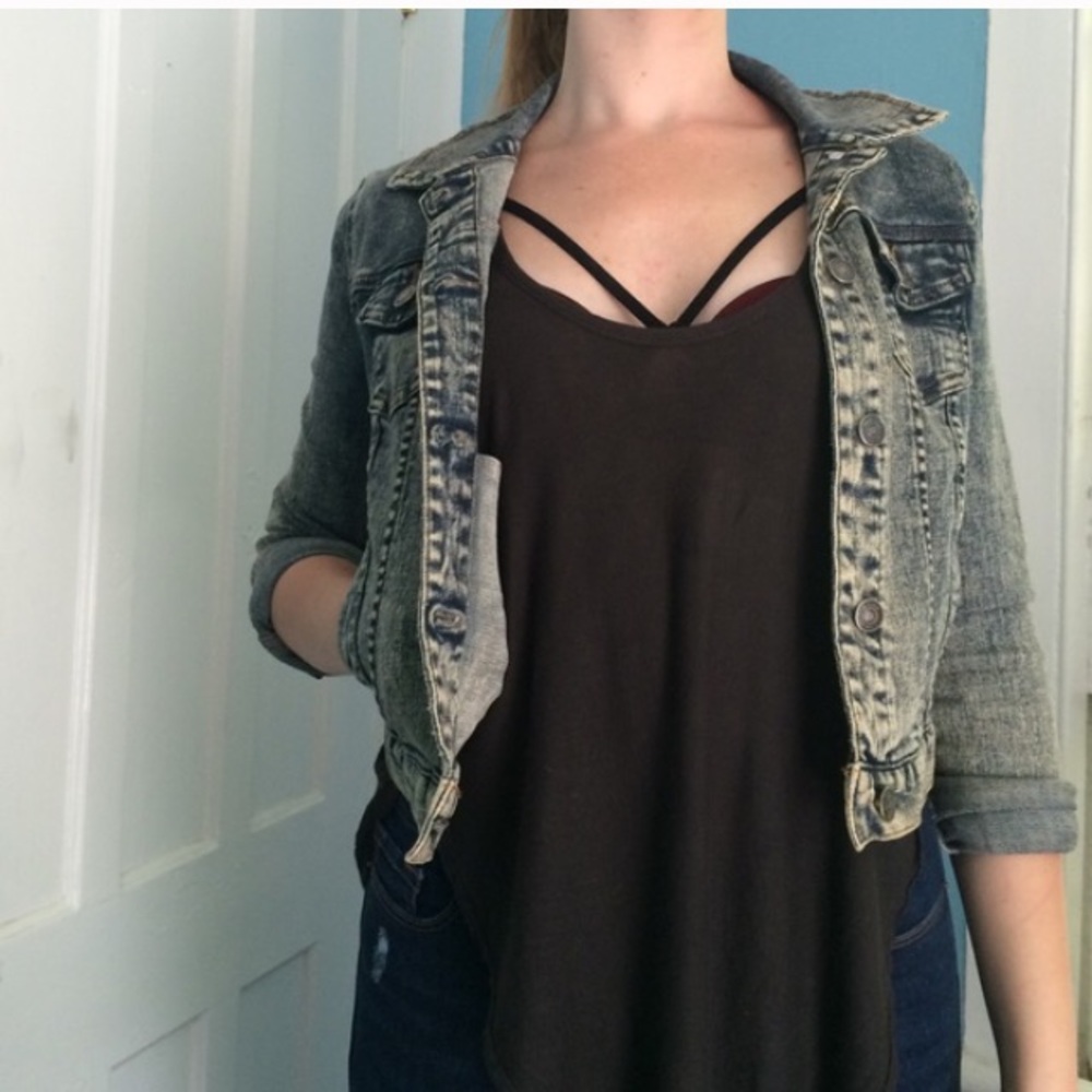 Cropped Denim Jacket